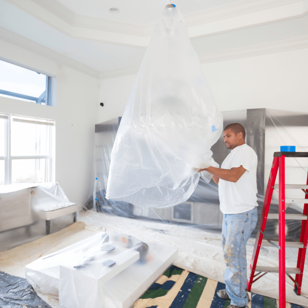 how to prepare house for painting