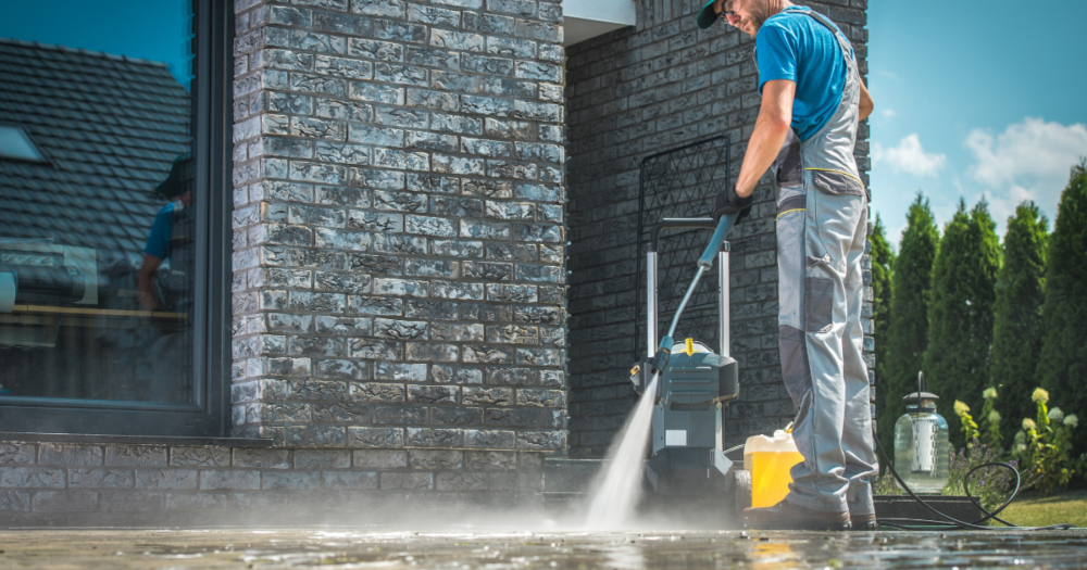 wahing using pressure