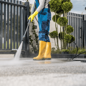 outside pressure washing